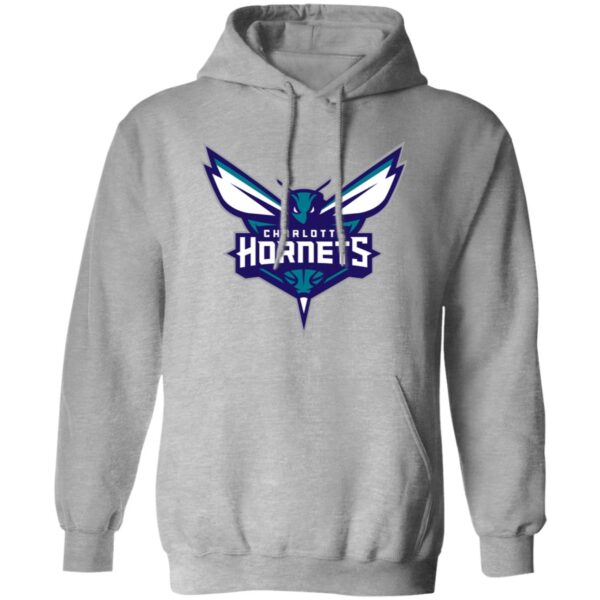 Charlotte Hornets Basketball  Unisex Sizing Blend Material Pullover Hoodie - Image 2