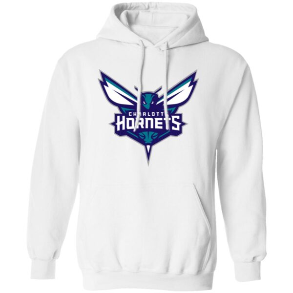 Charlotte Hornets Basketball  Unisex Sizing Blend Material Pullover Hoodie - Image 3