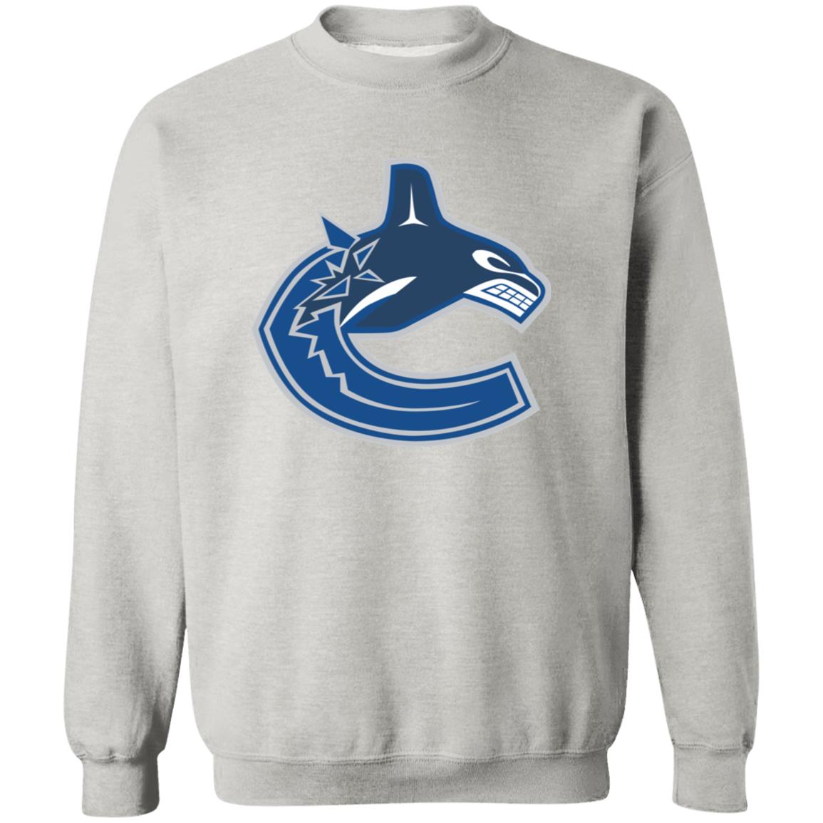 Vancouver Canucks Ice hockey  Unisex Sizing Blend Material Crewneck Pullover Sweatshirt