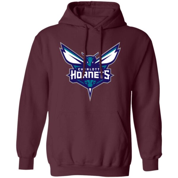 Charlotte Hornets Basketball  Unisex Sizing Blend Material Pullover Hoodie - Image 8