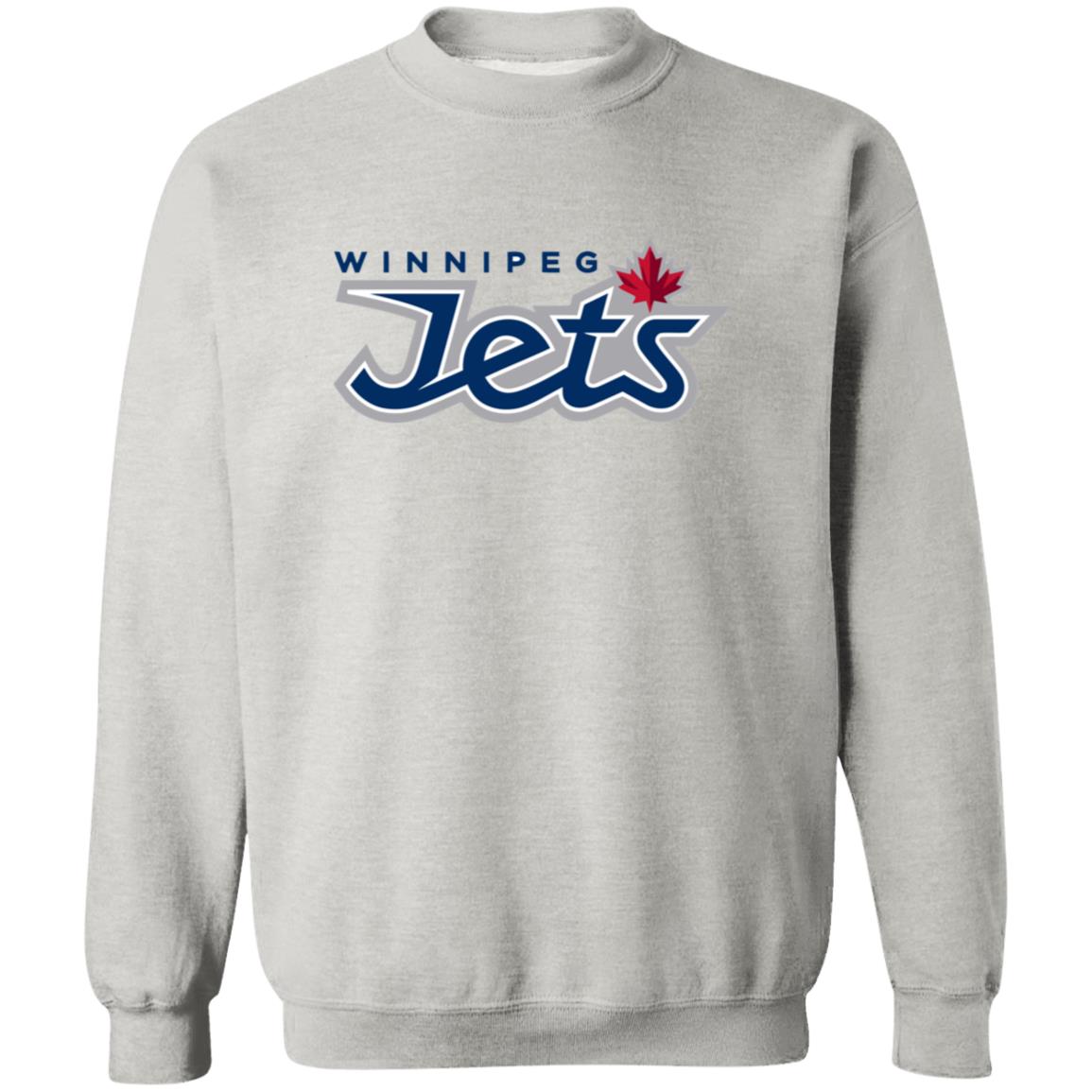 Winnipeg Jets Ice hockey  Unisex Sizing Blend Material Crewneck Pullover Sweatshirt
