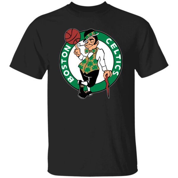 Boston Celtics Basketball  Unisex Cotton. T-Shirt - Image 3