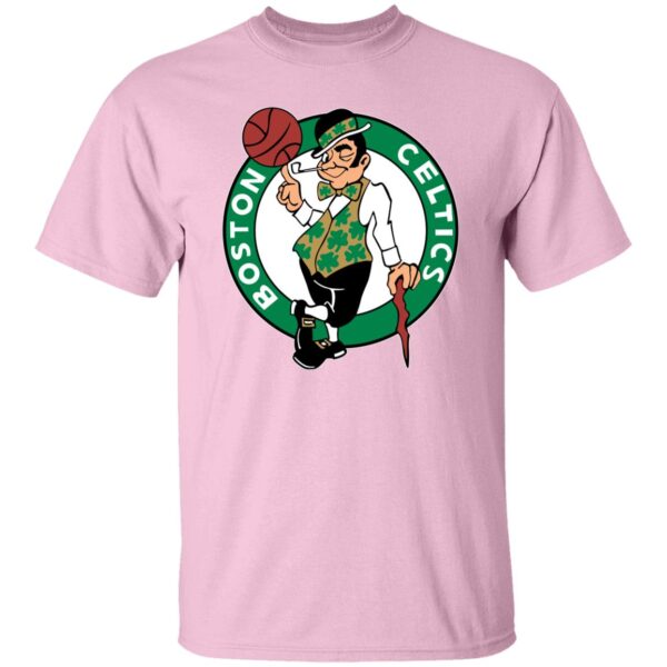 Boston Celtics Basketball  Unisex Cotton. T-Shirt - Image 5