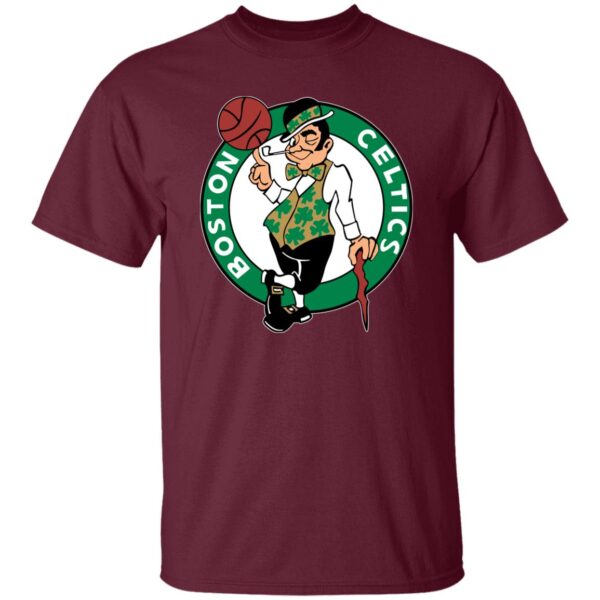 Boston Celtics Basketball  Unisex Cotton. T-Shirt - Image 6