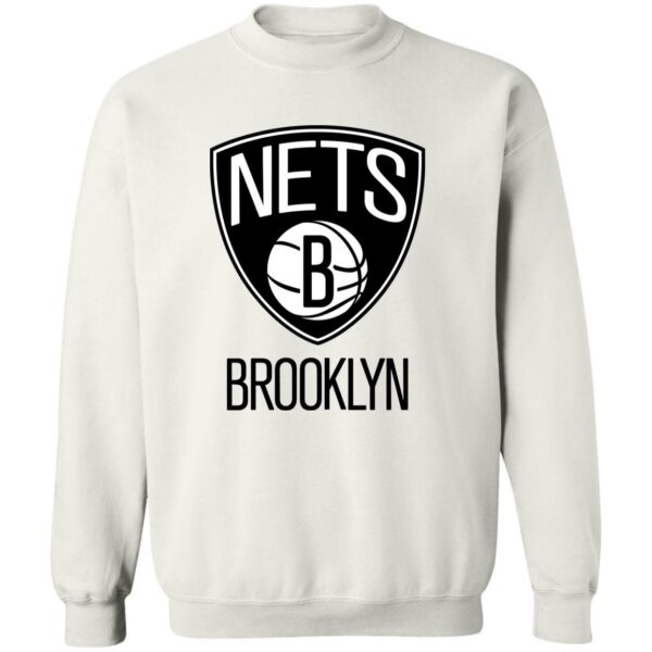 Brooklyn Nets Basketball  Unisex Sizing Blend Material Crewneck Pullover Sweatshirt - Image 3