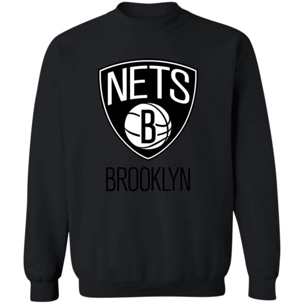 Brooklyn Nets Basketball  Unisex Sizing Blend Material Crewneck Pullover Sweatshirt - Image 4