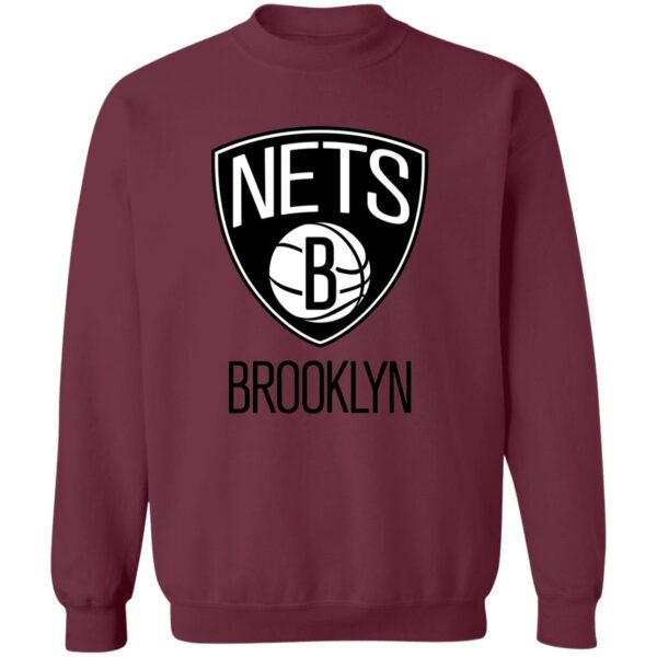 Brooklyn Nets Basketball  Unisex Sizing Blend Material Crewneck Pullover Sweatshirt - Image 5