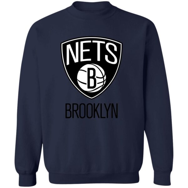 Brooklyn Nets Basketball  Unisex Sizing Blend Material Crewneck Pullover Sweatshirt - Image 6