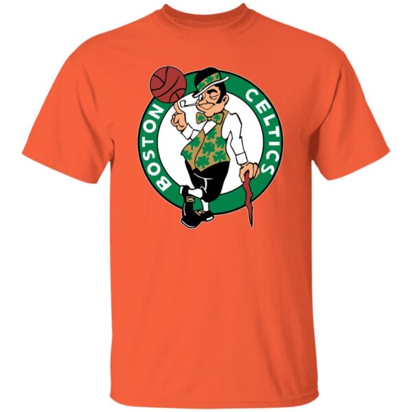 Boston Celtics Basketball  Unisex Cotton. T-Shirt - Image 8