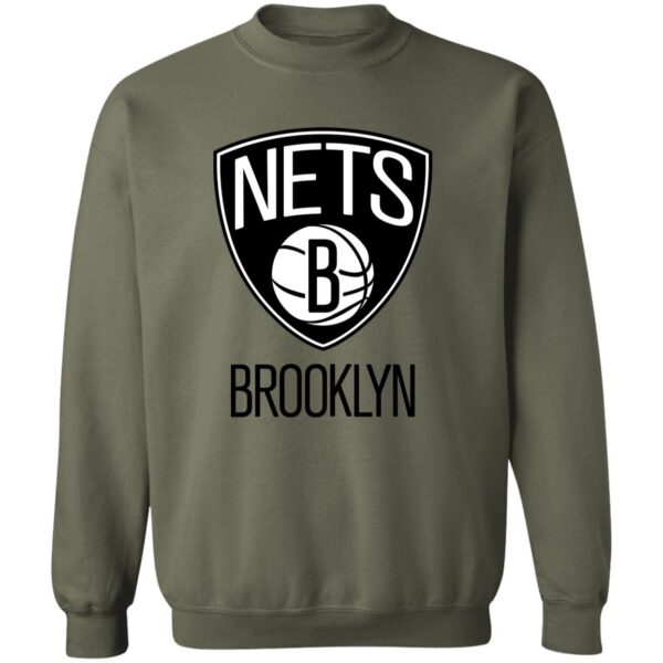 Brooklyn Nets Basketball  Unisex Sizing Blend Material Crewneck Pullover Sweatshirt - Image 7