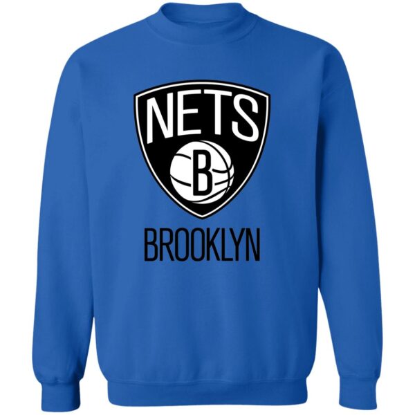 Brooklyn Nets Basketball  Unisex Sizing Blend Material Crewneck Pullover Sweatshirt - Image 9