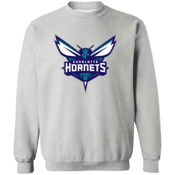 Charlotte Hornets Basketball  Unisex Sizing Blend Material Crewneck Pullover Sweatshirt - Image 2