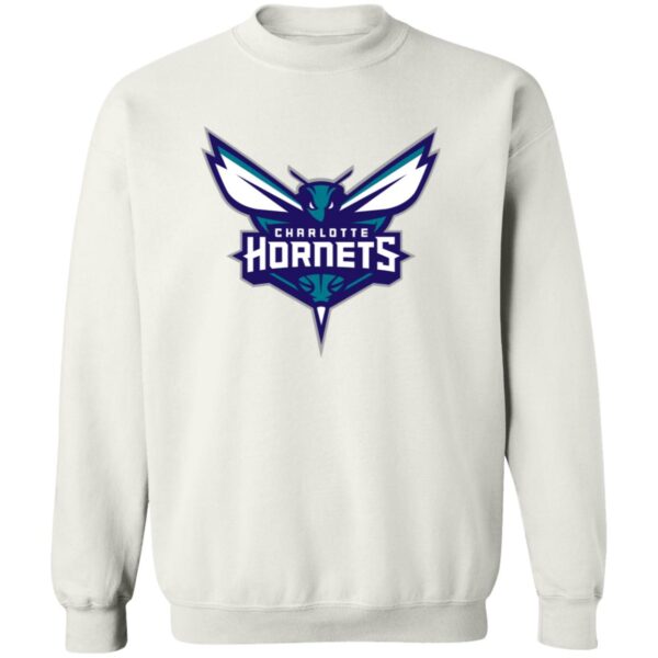 Charlotte Hornets Basketball  Unisex Sizing Blend Material Crewneck Pullover Sweatshirt - Image 3