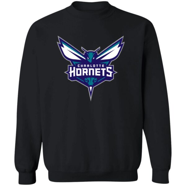 Charlotte Hornets Basketball  Unisex Sizing Blend Material Crewneck Pullover Sweatshirt - Image 4