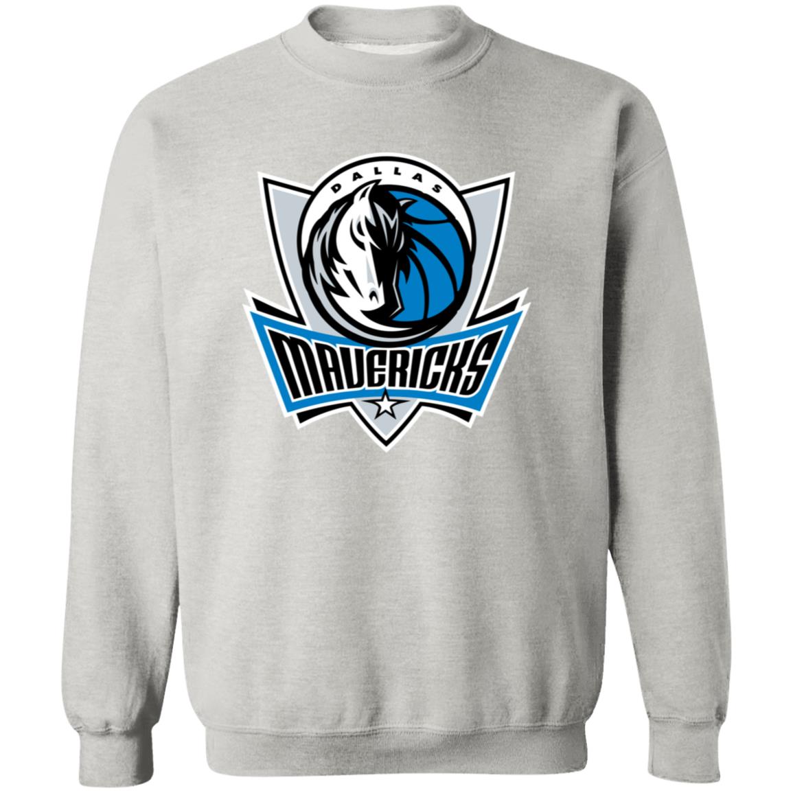 Dallas Mavericks Basketball  Unisex Sizing Blend Material Crewneck Pullover Sweatshirt
