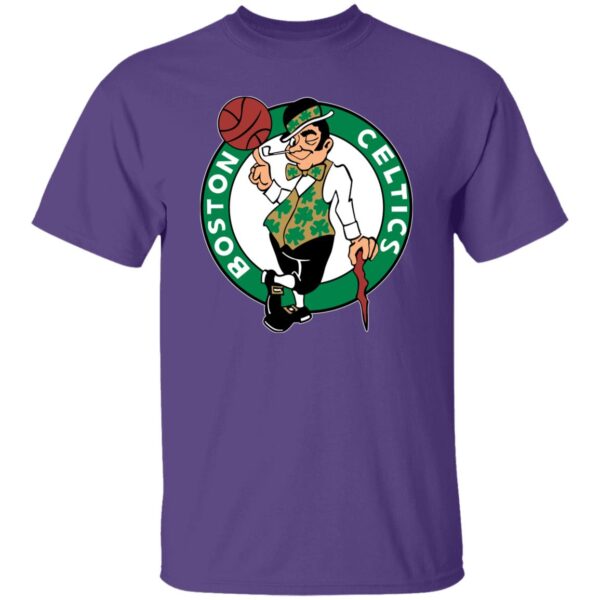 Boston Celtics Basketball  Unisex Cotton. T-Shirt - Image 9