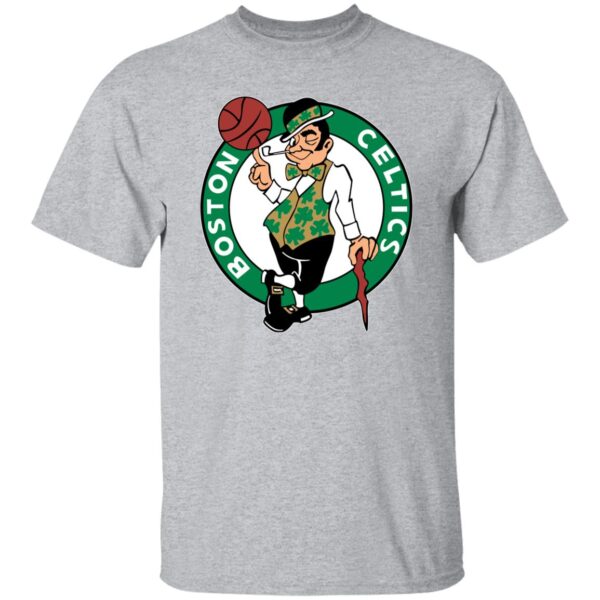 Boston Celtics Basketball  Unisex Cotton. T-Shirt - Image 11