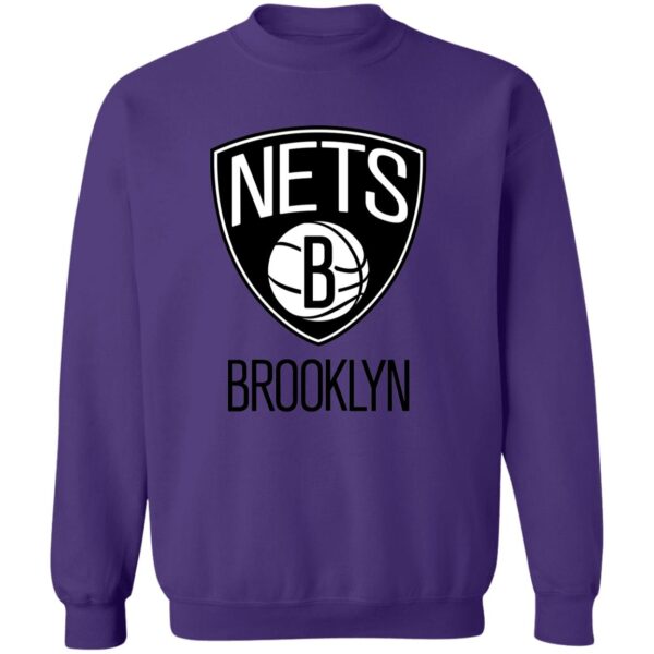 Brooklyn Nets Basketball  Unisex Sizing Blend Material Crewneck Pullover Sweatshirt - Image 11