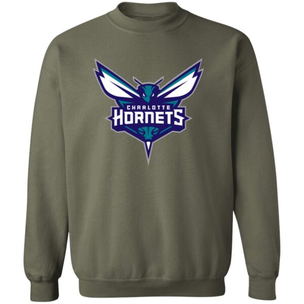 Charlotte Hornets Basketball  Unisex Sizing Blend Material Crewneck Pullover Sweatshirt - Image 7