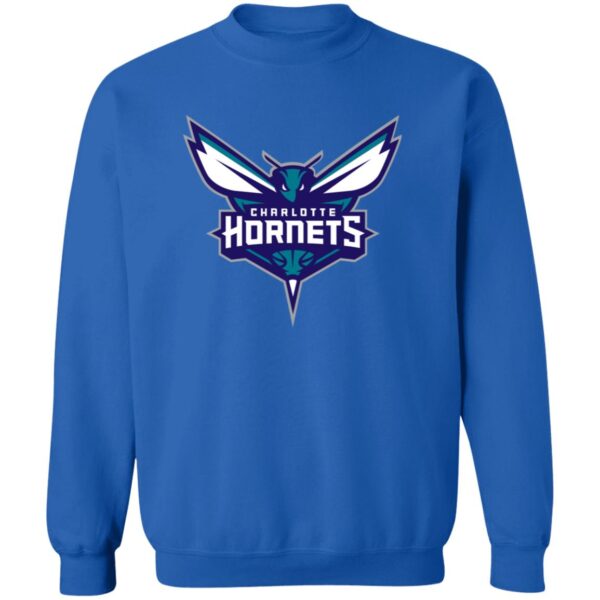 Charlotte Hornets Basketball  Unisex Sizing Blend Material Crewneck Pullover Sweatshirt - Image 9