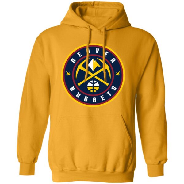 Denver Nuggets Basketball  Unisex Sizing Blend Material Pullover Hoodie - Image 6