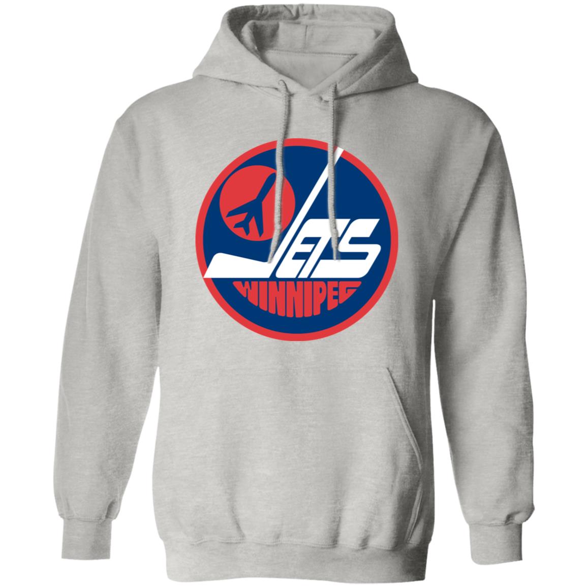 Winnipeg Jets Ice hockey  Unisex Sizing Blend Material Pullover Hoodie