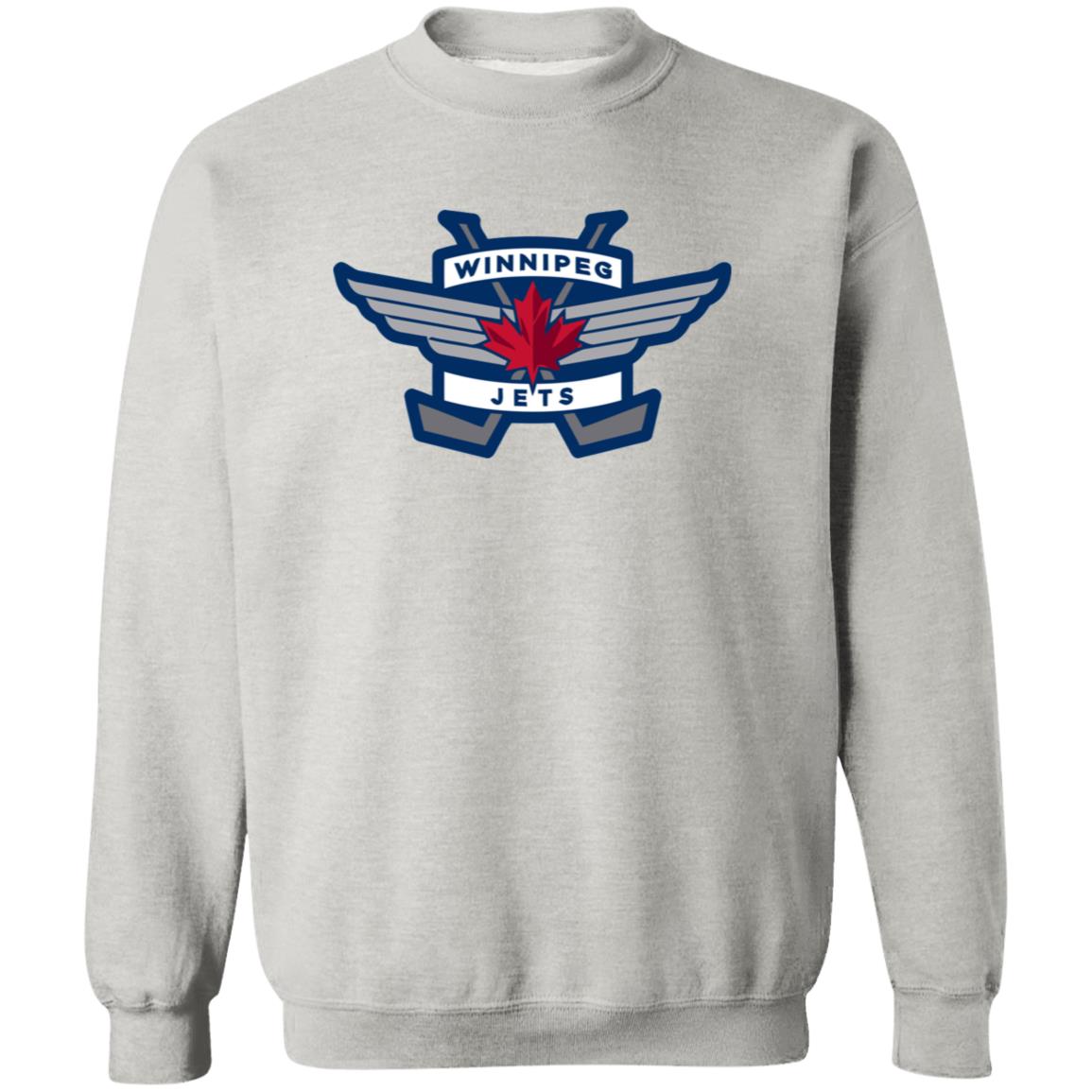 Winnipeg Jets Ice hockey  Unisex Sizing Blend Material Crewneck Pullover Sweatshirt