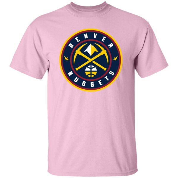 Denver Nuggets Basketball  Unisex Cotton. T-Shirt - Image 5