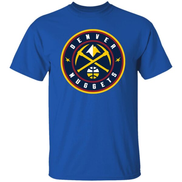 Denver Nuggets Basketball  Unisex Cotton. T-Shirt - Image 10