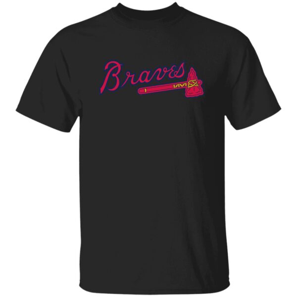 Atlanta Braves Baseball  Unisex Cotton. T-Shirt - Image 3