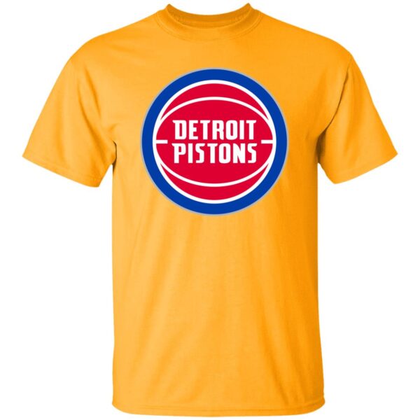 Detroit Pistons Basketball  Unisex Cotton. T-Shirt - Image 4