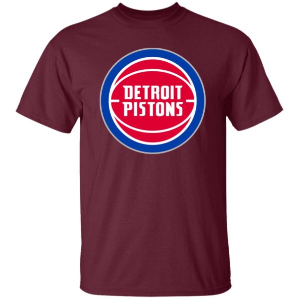 Detroit Pistons Basketball  Unisex Cotton. T-Shirt - Image 6