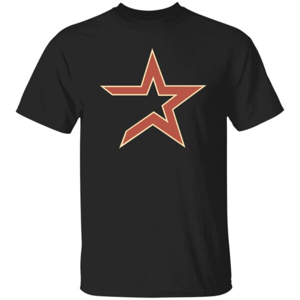 Houston Astros Baseball  Unisex Cotton. T-Shirt - Image 3