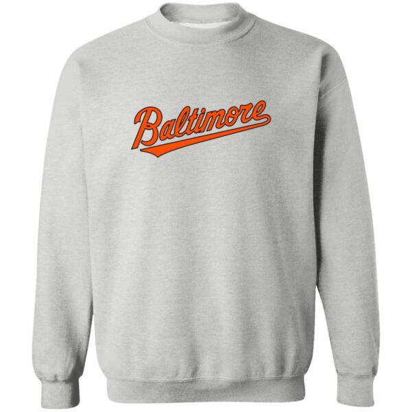 Baltimore Orioles Baseball  Unisex Sizing Blend Material Crewneck Pullover Sweatshirt - Image 2