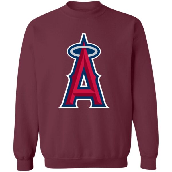 Los Angeles Angels Baseball  Unisex Sizing Blend Material Crewneck Pullover Sweatshirt - Image 5