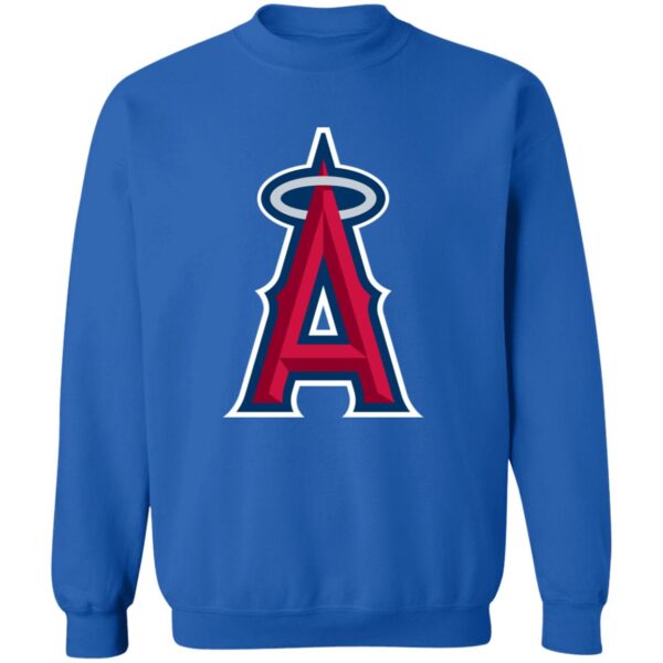 Los Angeles Angels Baseball  Unisex Sizing Blend Material Crewneck Pullover Sweatshirt - Image 9