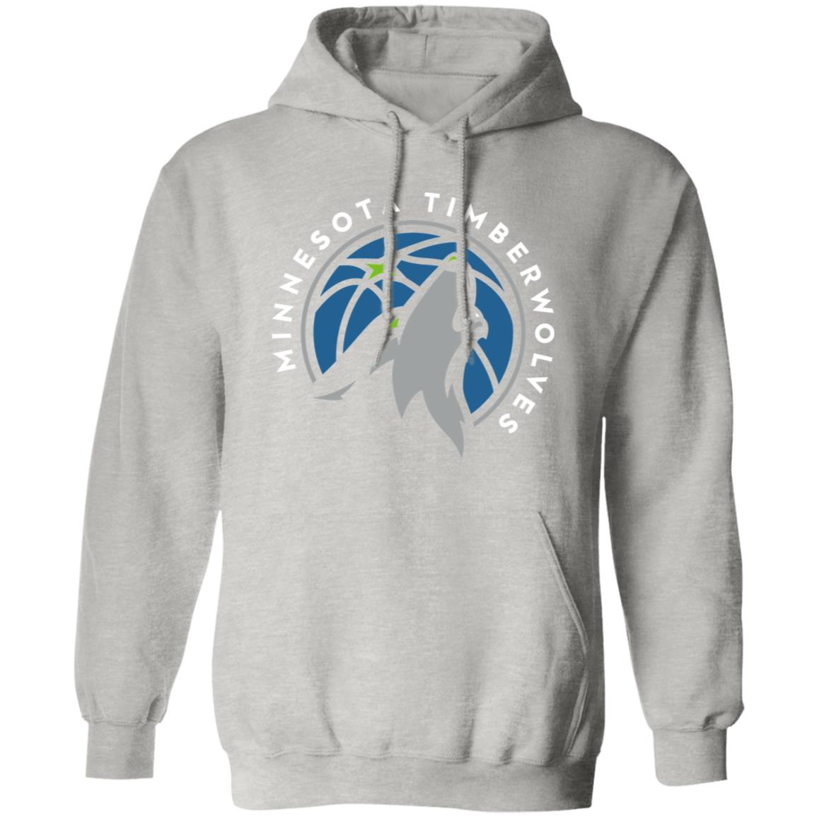 Minnesota Timberwolves Basketball  Unisex Sizing Blend Material Pullover Hoodie