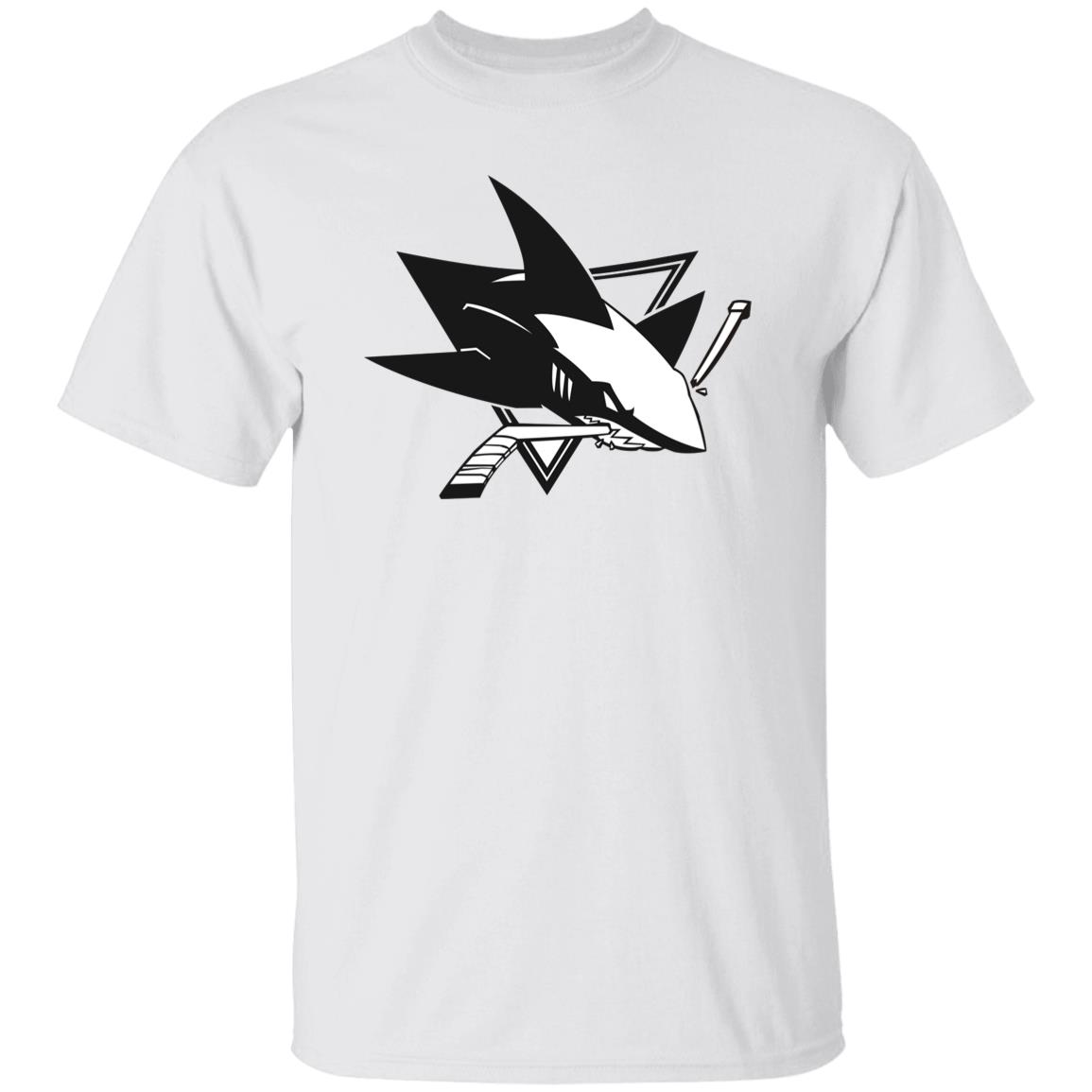 San Jose Sharks Ice hockey  Unisex Cotton. T-Shirt